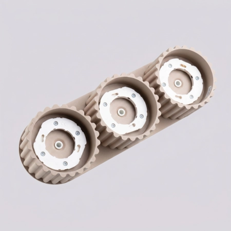 Plafon aluminiowy taupe prostokątny 32,5cm AURA 3 z serii AURA SL.2635 - Sollux Lighting