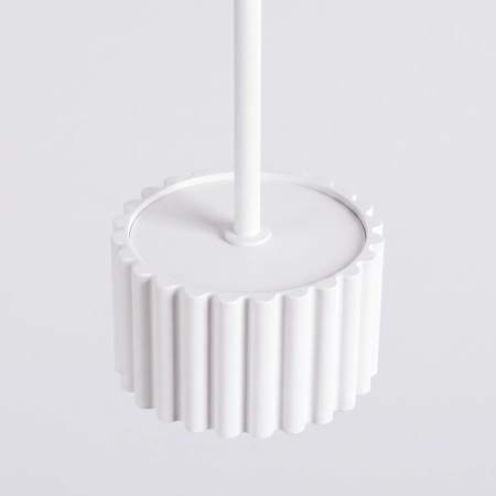 Lampa wisząca aluminiowa biała 10cm z serii AURA SL.2676 - Sollux Lighting