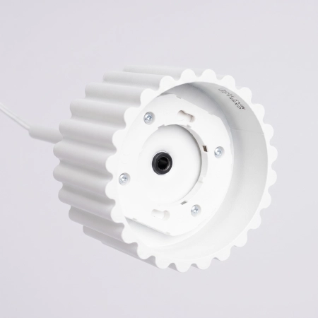 Lampa wisząca aluminiowa biała 10cm z serii AURA SL.2676 - Sollux Lighting