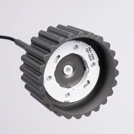 Lampa wisząca aluminiowa czarna kwadratowa 10cm z serii AURA SL.2677 - Sollux Lighting