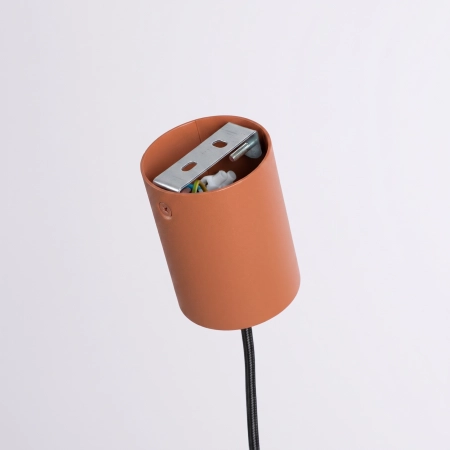 Lampa wisząca aluminiowa ochra czerwona 1-punktowa AURA 1 z serii AURA SL.2680 - Sollux Lighting