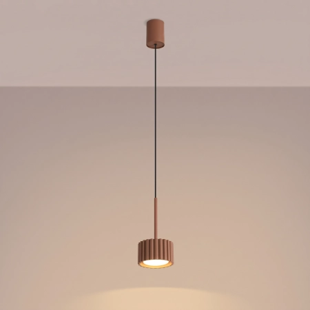 Lampa wisząca aluminiowa mocca 125cm AURA 1 z serii AURA SL.2681 - Sollux Lighting