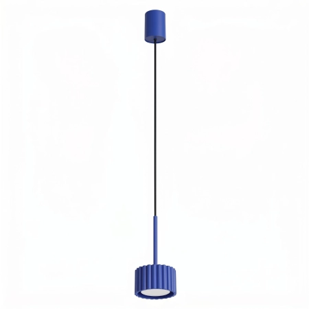 Lampa wisząca aluminiowa ultramaryna 10cm AURA 1 z serii AURA SL.2682 - Sollux Lighting