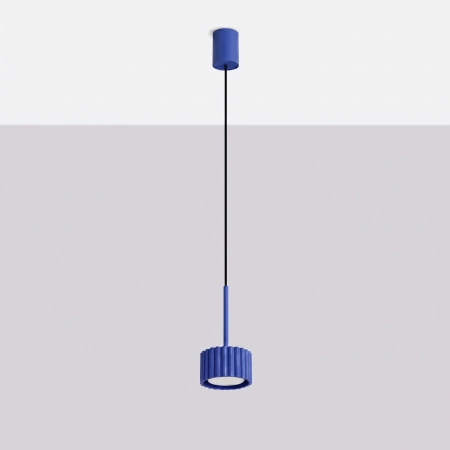 Lampa wisząca aluminiowa ultramaryna 10cm AURA 1 z serii AURA SL.2682 - Sollux Lighting