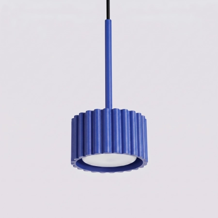 Lampa wisząca aluminiowa ultramaryna 10cm AURA 1 z serii AURA SL.2682 - Sollux Lighting