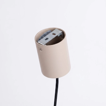 Lampa wisząca aluminiowa taupe kwadratowa 10cm AURA 1 z serii AURA SL.2683 - Sollux Lighting