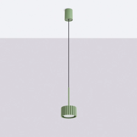 Lampa wisząca aluminiowa szałwiowa 10cm AURA 1 z serii AURA SL.2687 - Sollux Lighting