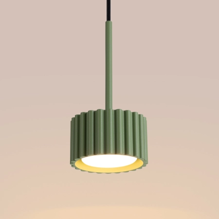 Lampa wisząca aluminiowa szałwiowa 10cm AURA 1 z serii AURA SL.2687 - Sollux Lighting