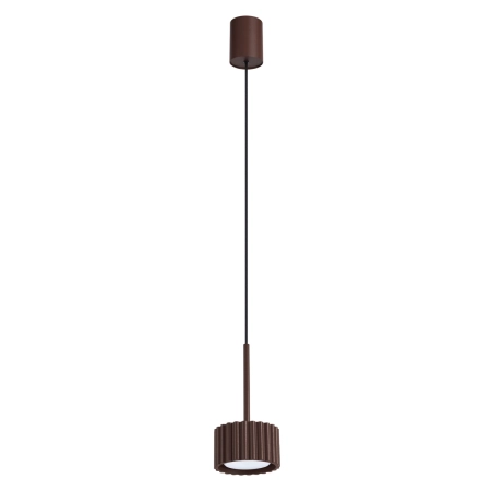 Lampa wisząca aluminiowa brązowa 10cm AURA 1 z serii AURA SL.2690 - Sollux Lighting