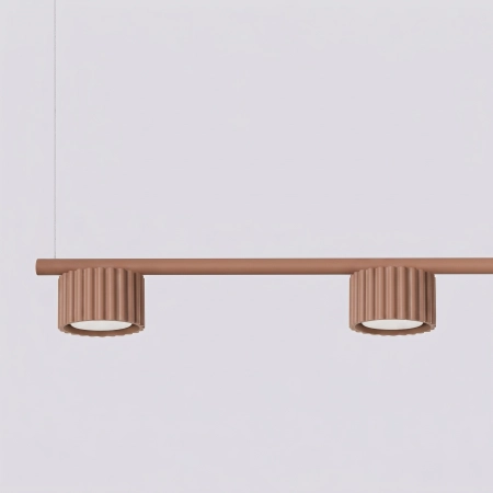 Żyrandol aluminiowy mocca 4-punktowy z serii AURA SL.2700 - Sollux Lighting