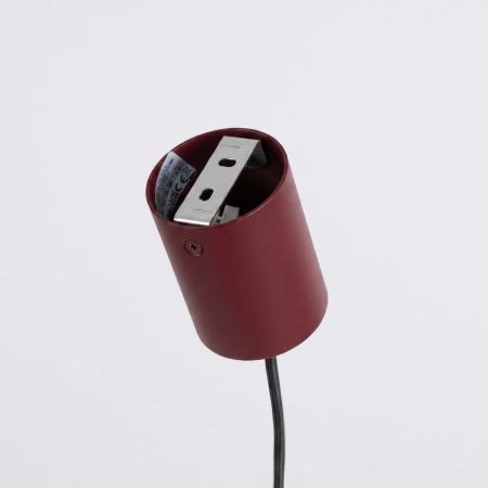 Żyrandol aluminiowy burgundowy 4-punktowy z serii AURA SL.2703 - Sollux Lighting