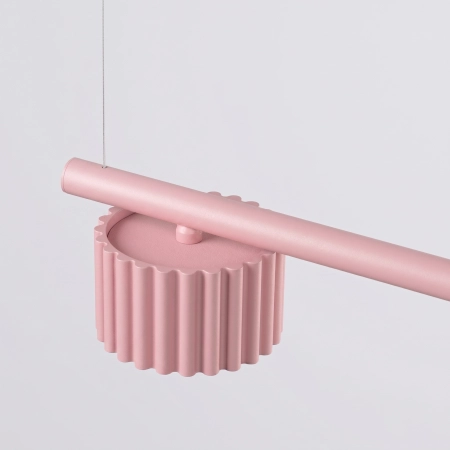 Żyrandol aluminiowy różowy 4-punktowy Gx53 z serii AURA SL.2705 - Sollux Lighting