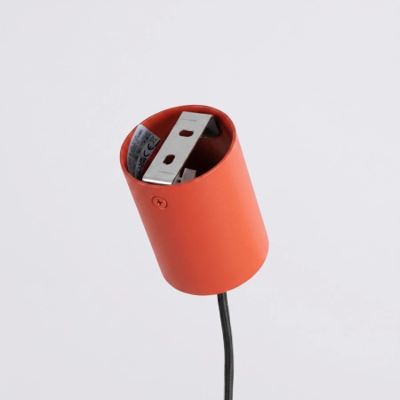 Żyrandol aluminiowy czerwony 4-punktowy AURA 4 z serii AURA SL.2708 - Sollux Lighting