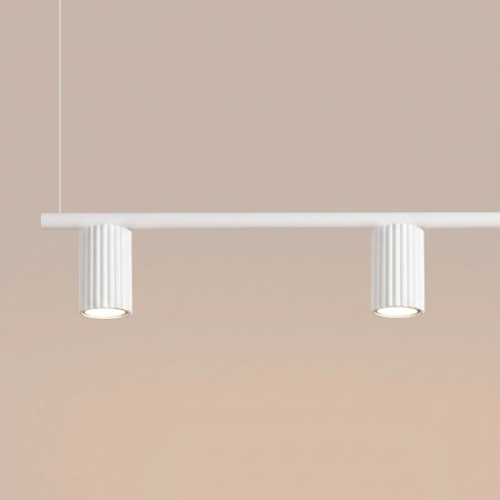 Żyrandol aluminiowy biały 4-punktowy KARBON 4 z serii KARBON SL.2711 - Sollux Lighting