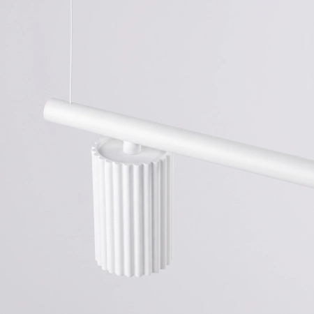 Żyrandol aluminiowy biały 4-punktowy KARBON 4 z serii KARBON SL.2711 - Sollux Lighting