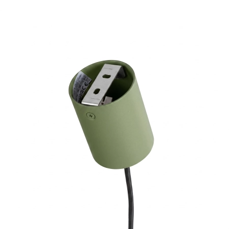 Żyrandol aluminiowy oliwkowy 4-punktowy KARBON 4 z serii KARBON SL.2714 - Sollux Lighting