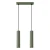 Lampa wisząca LAGOS 2 zielona oliwka SL.1485 - Sollux