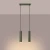 Lampa wisząca LAGOS 2 zielona oliwka SL.1485 - Sollux