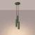 Lampa wisząca LAGOS 3P zielona oliwka SL.1487 - Sollux