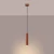 Lampa wisząca LAGOS 1 ochra czerwona SL.1489 - Sollux