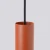Lampa wisząca LAGOS 1 ochra czerwona SL.1489 - Sollux