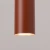 Lampa wisząca LAGOS 1 ochra czerwona SL.1489 - Sollux
