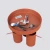 Plafon RING 3P ochra czerwona SL.1509 - Sollux