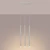 Lampa wisząca PASTELO 3 beżowa SL.1514 - Sollux