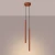 Lampa wisząca PASTELO 2 ochra czerwona SL.1525 - Sollux