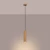 Lampa wisząca KARBON 1 Złoty SL.1554 - Sollux