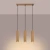 Lampa wisząca KARBON 3L Złoty SL.1556 - Sollux