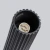 Plafon KARBON 20 czarny SL.1569 - Sollux