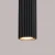 Lampa wisząca KARBON 1 czarny SL.1573 - Sollux