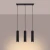 Lampa wisząca KARBON 3L czarny SL.1575 - Sollux