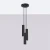Lampa wisząca KARBON 3P czarny SL.1576 - Sollux