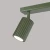 Plafon KARBON 2 zielony oliwkowy SL.1618 - Sollux