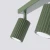 Plafon KARBON 2 zielony oliwkowy SL.1618 - Sollux