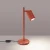 Lampa biurkowa KARBON ochra czerwona SL.1643 - Sollux