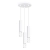Lampa wisząca LIRO 3P biały SL.1694 - Sollux