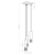 Lampa wisząca LIRO 3P biały SL.1694 - Sollux