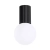 Plafon HALO czarny IP44 SL.1713 - Sollux