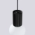 Lampa wisząca HALO 1 czarna SL.1714 - Sollux