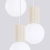 Lampa wisząca HALO 3P beżowa SL.1720 - Sollux