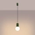 Lampa wisząca HALO 1 zielona oliwka SL.1724 - Sollux