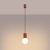 Lampa wisząca HALO 1 ochra czerwona SL.1729 - Sollux