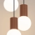 Lampa wisząca HALO 3P mocca SL.1735 - Sollux