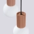Lampa wisząca HALO 3P mocca SL.1735 - Sollux
