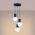 Lampa wisząca HALO 3P ultramaryna SL.1740 - Sollux