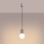 Lampa wisząca HALO 1 taupe SL.1744 - Sollux