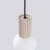 Lampa wisząca HALO 1 taupe SL.1744 - Sollux